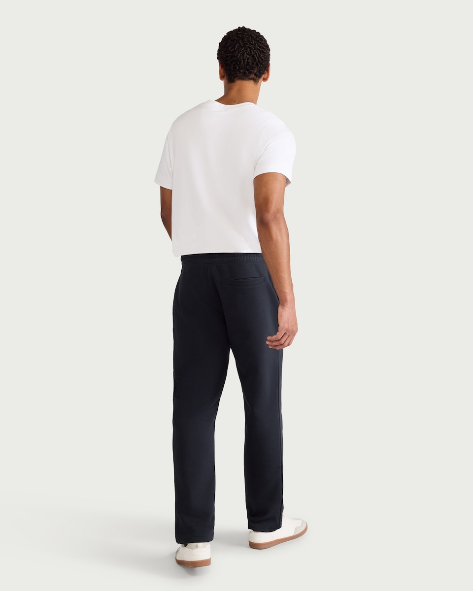 image 1 of F&F Active EVERYHOUR Cotton Rich Open Hem Joggers in Navy