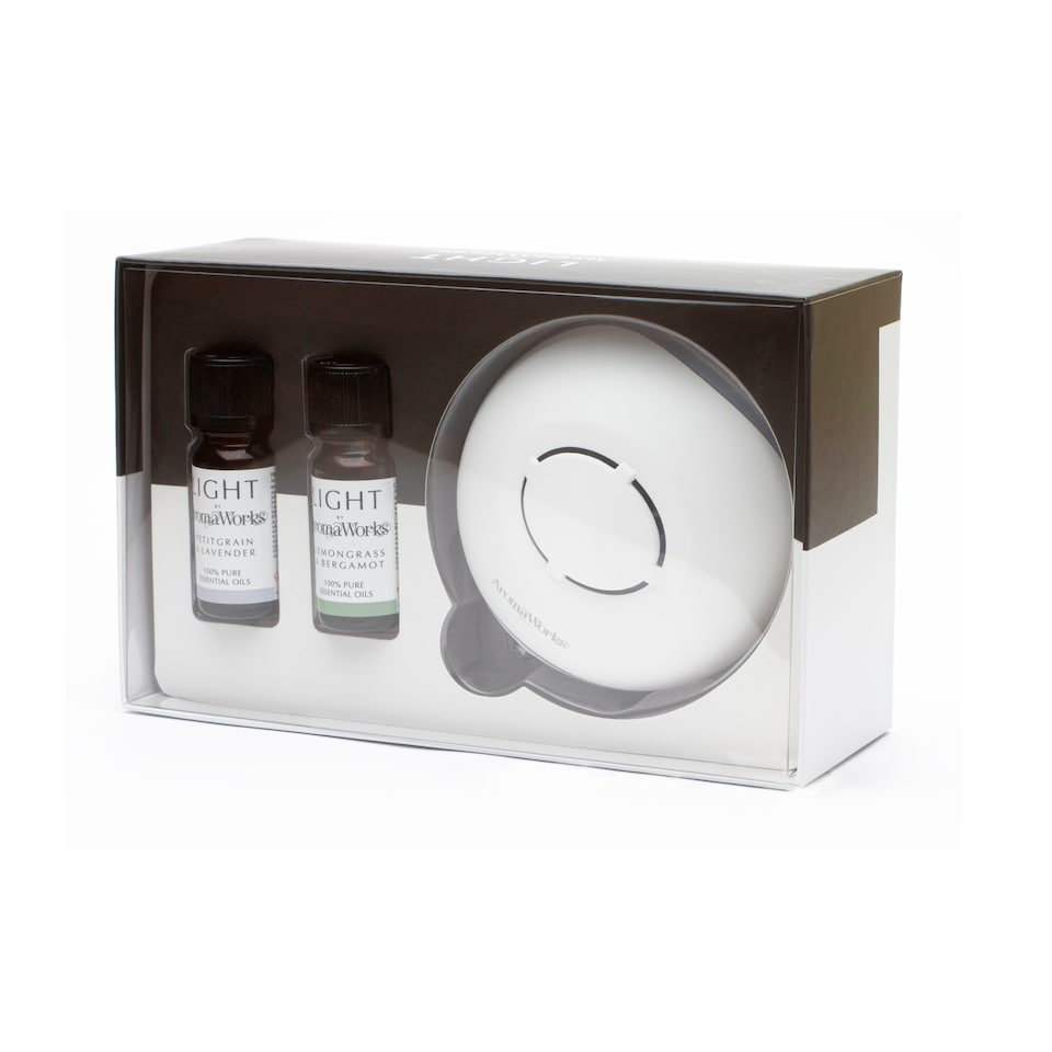 Aromaworks Light USB Diffuser & Oil Gift Set