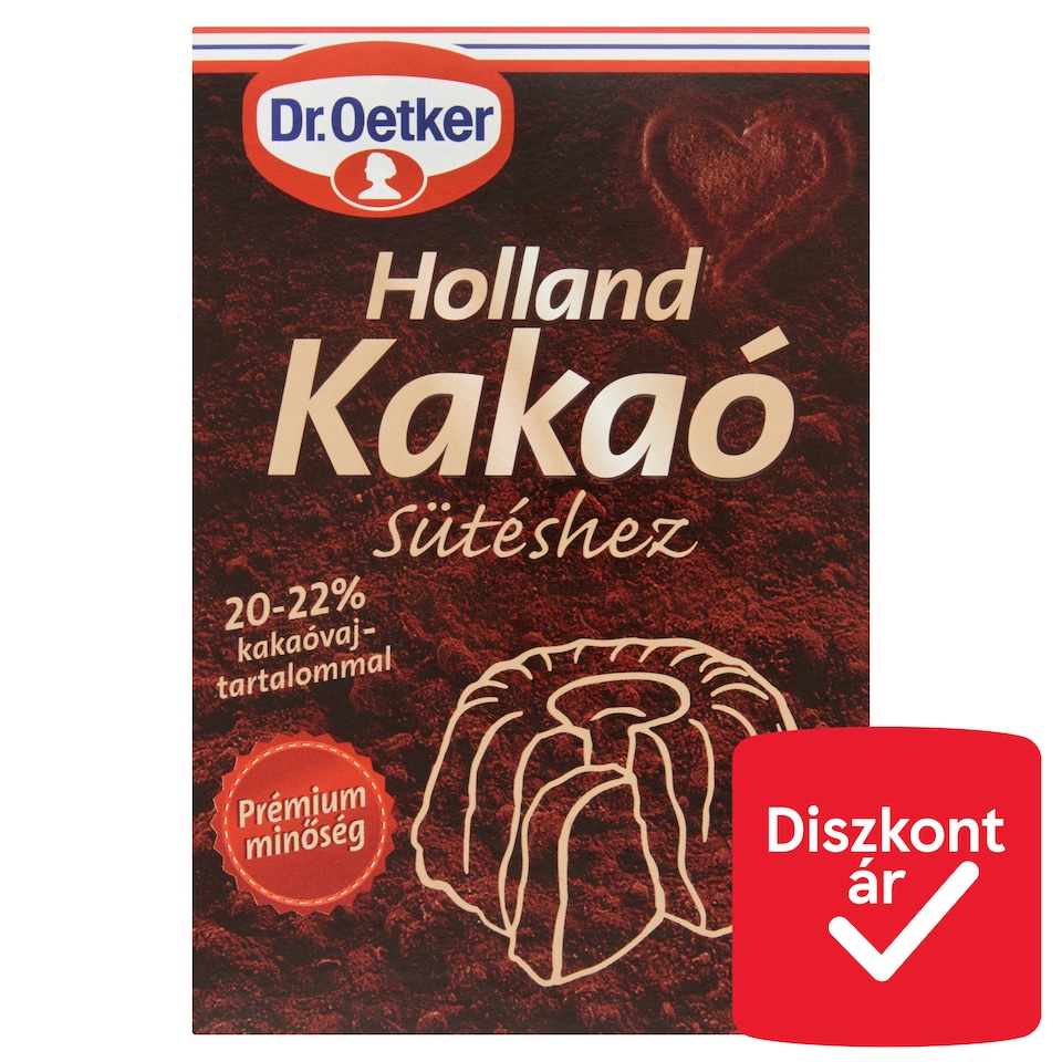 Dr. Oetker Holland Kakaópor sütéshez 70 g