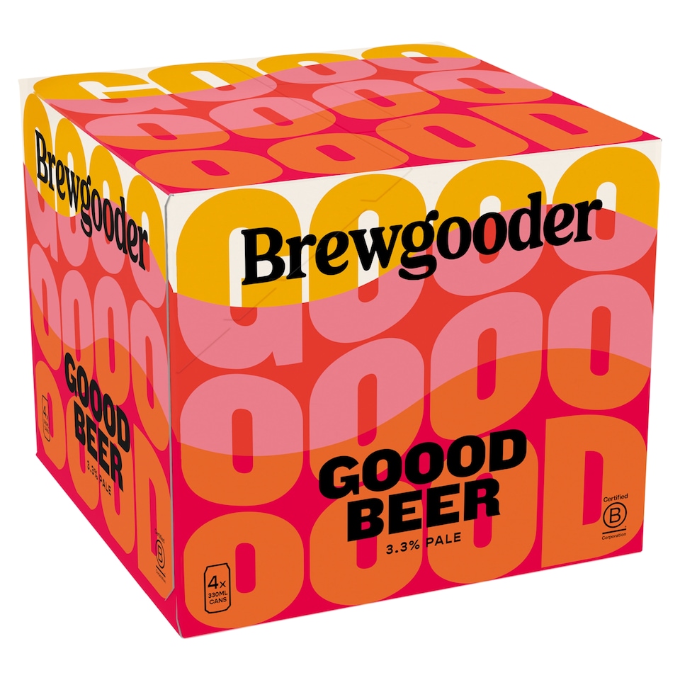 Brewgooder Goood Beer 4 x 330ml