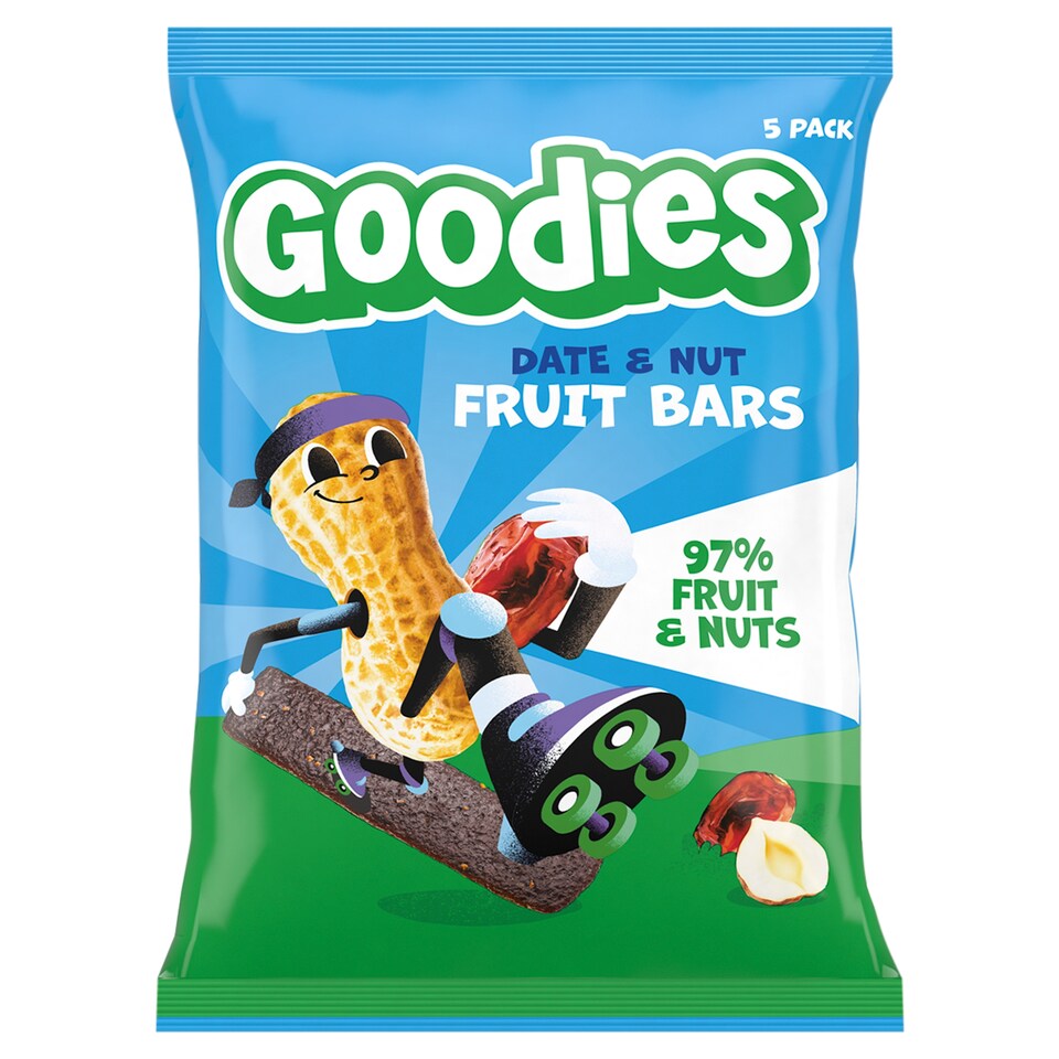 Goodies Date & Nuts Fruit Bars 5x20g