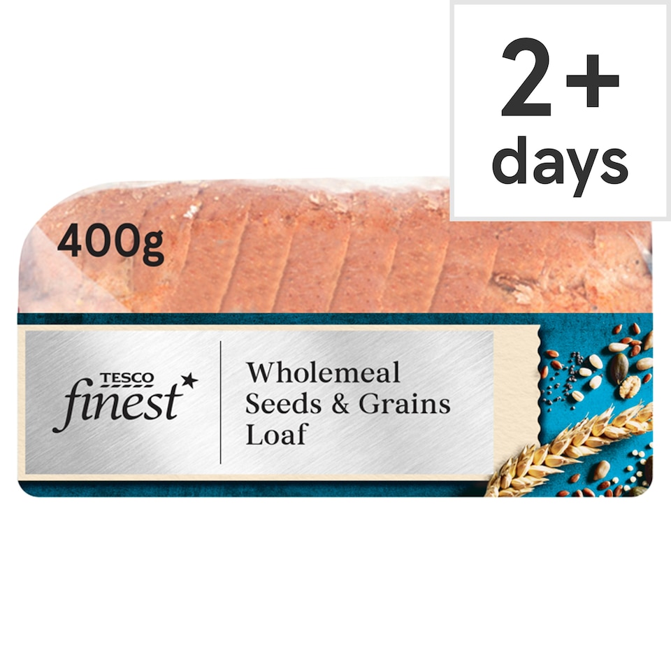 Tesco Finest Wholemeal Seeds and Grains Loaf 400g