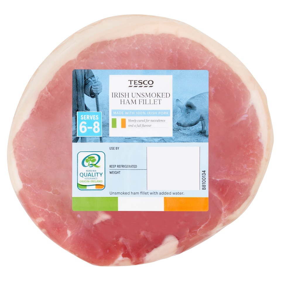 Tesco Irish Pale Ham Fillets 1.4Kg