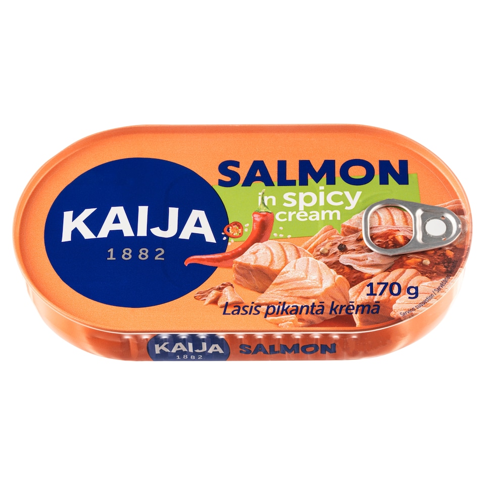 Kaija lazac darabok fűszeres paradicsomszószban 170 g 1. kép