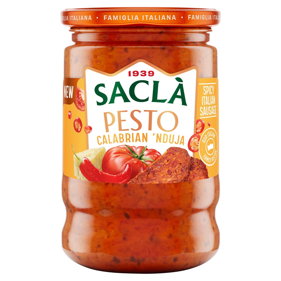 Sacla Nduja Pesto 190g