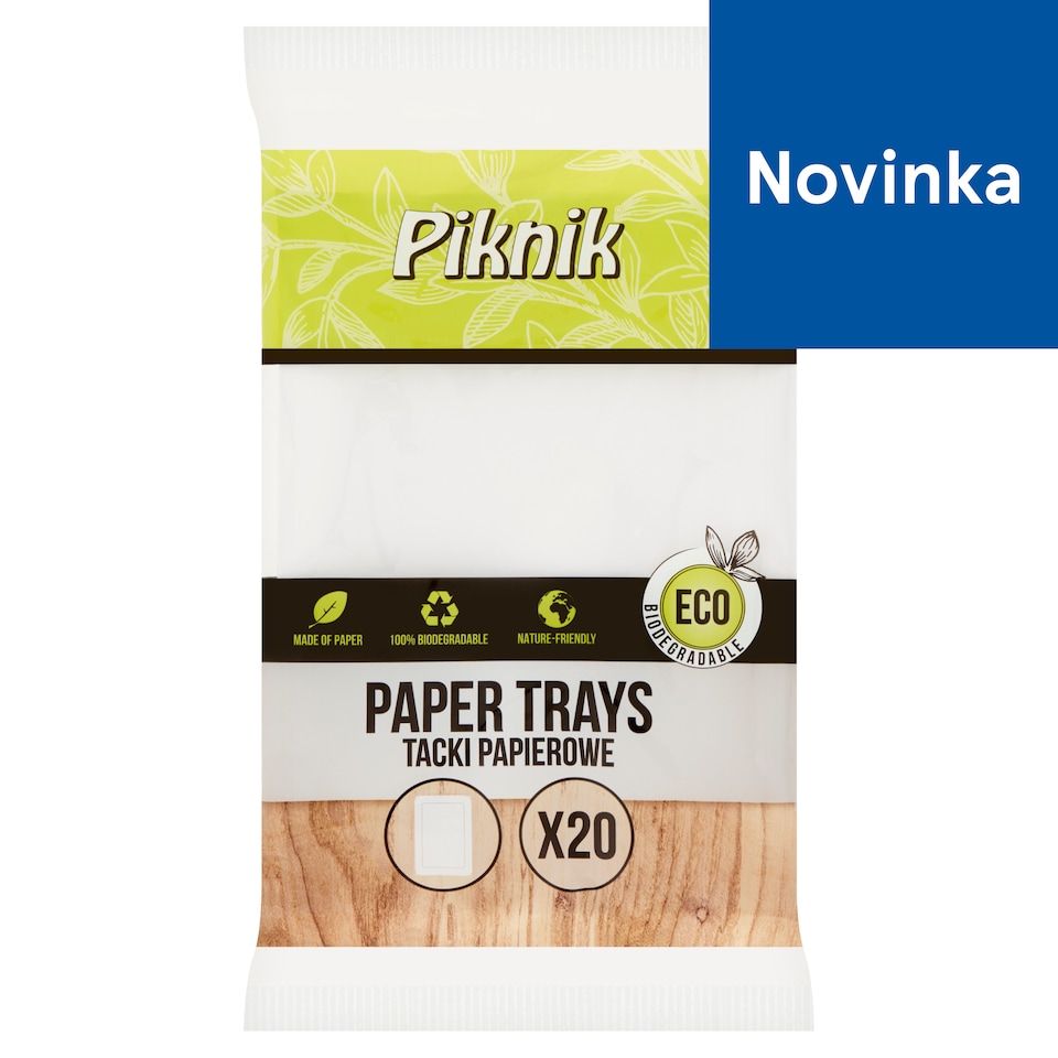 Piknik Paper Trays 20 pcs