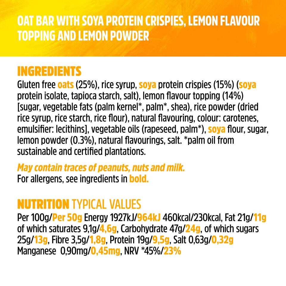 image 1 of TREK Protein Flapjacks - Smooth Lemon 3 Pack 50g
