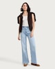 image 1 of F&F High Rise Flared Jeans in Blue
