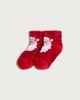 image 1 of F&F Baby Fluffy Print Cosy Socks in Multi