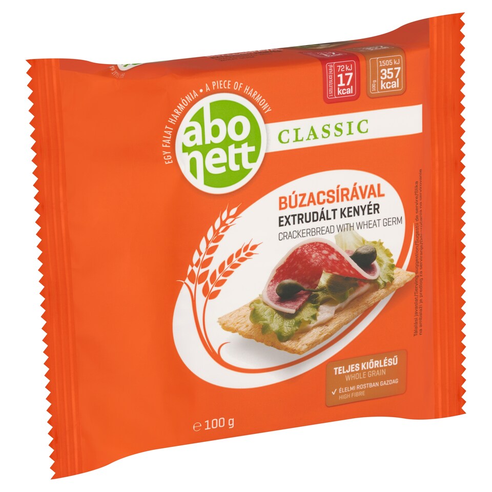 Abonett Classic extrudált kenyér búzacsírával 100 g
