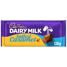 Cadbury Dairy Milk Salted Caramel Chocolate Bar 120g