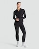 image 2 of F&F Active Half Zip Thermal Top in Black