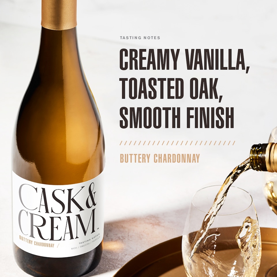 image 1 of Cask & Cream Buttery Chardonnay 750ml