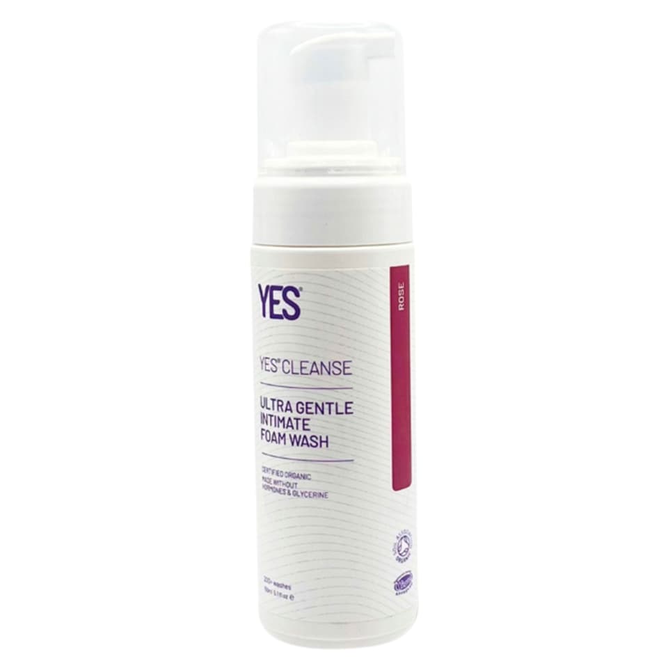 YES CLEANSE ROSE Ultra Gentle Intimate Foam Wash 150ml