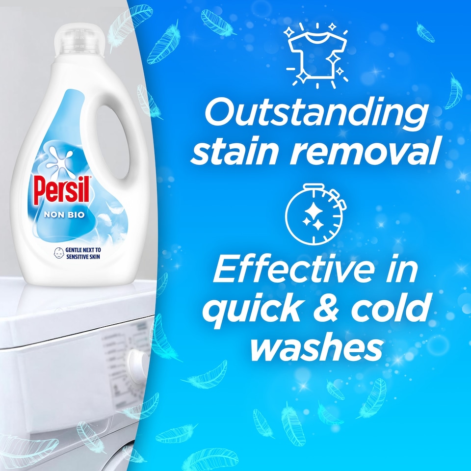 image 1 of Persil Non Bio Laundry Washing Liquid Detergent 68 Washes 1836ml
