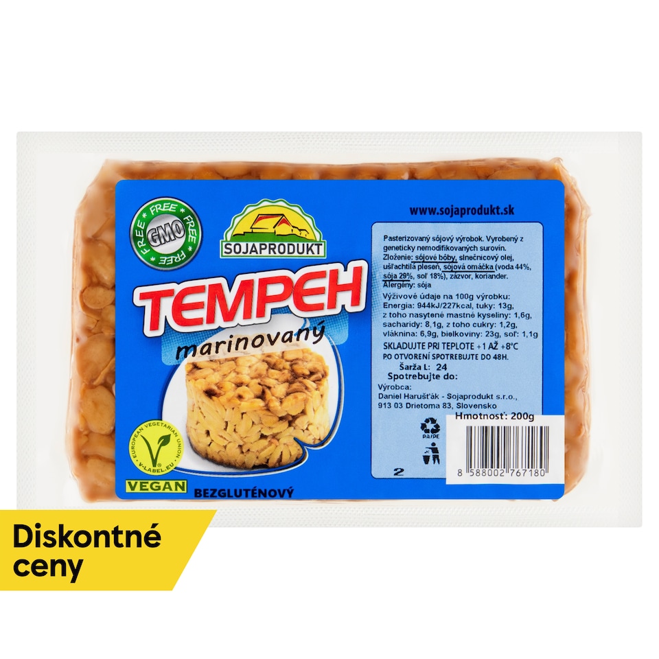 Sojaprodukt Marinated Tempech 200 g