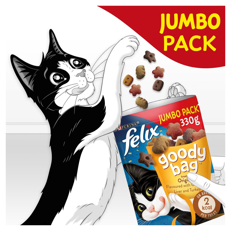 image 1 of Felix Goody Bag Original Mix Cat Treats 330G