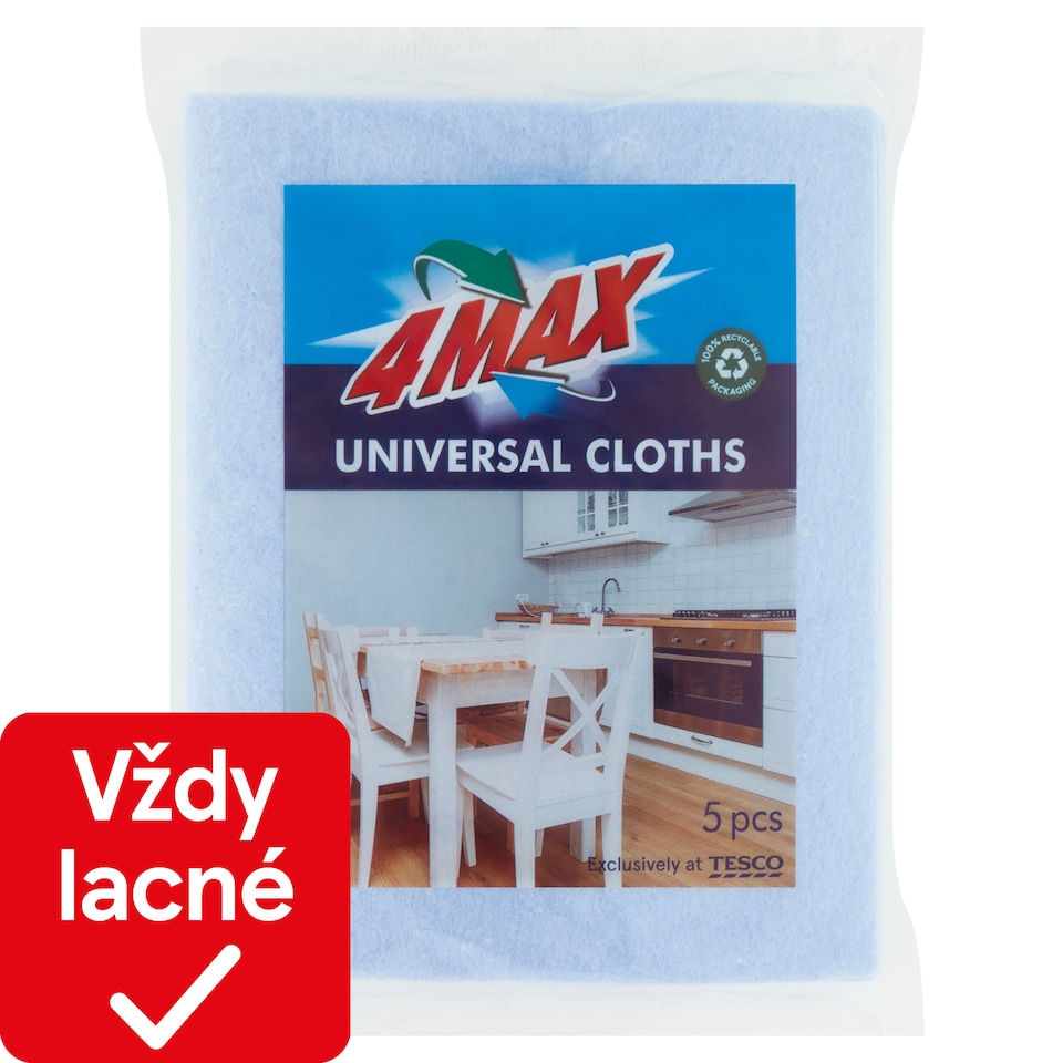 4MAX Universal Cloths 5 pcs