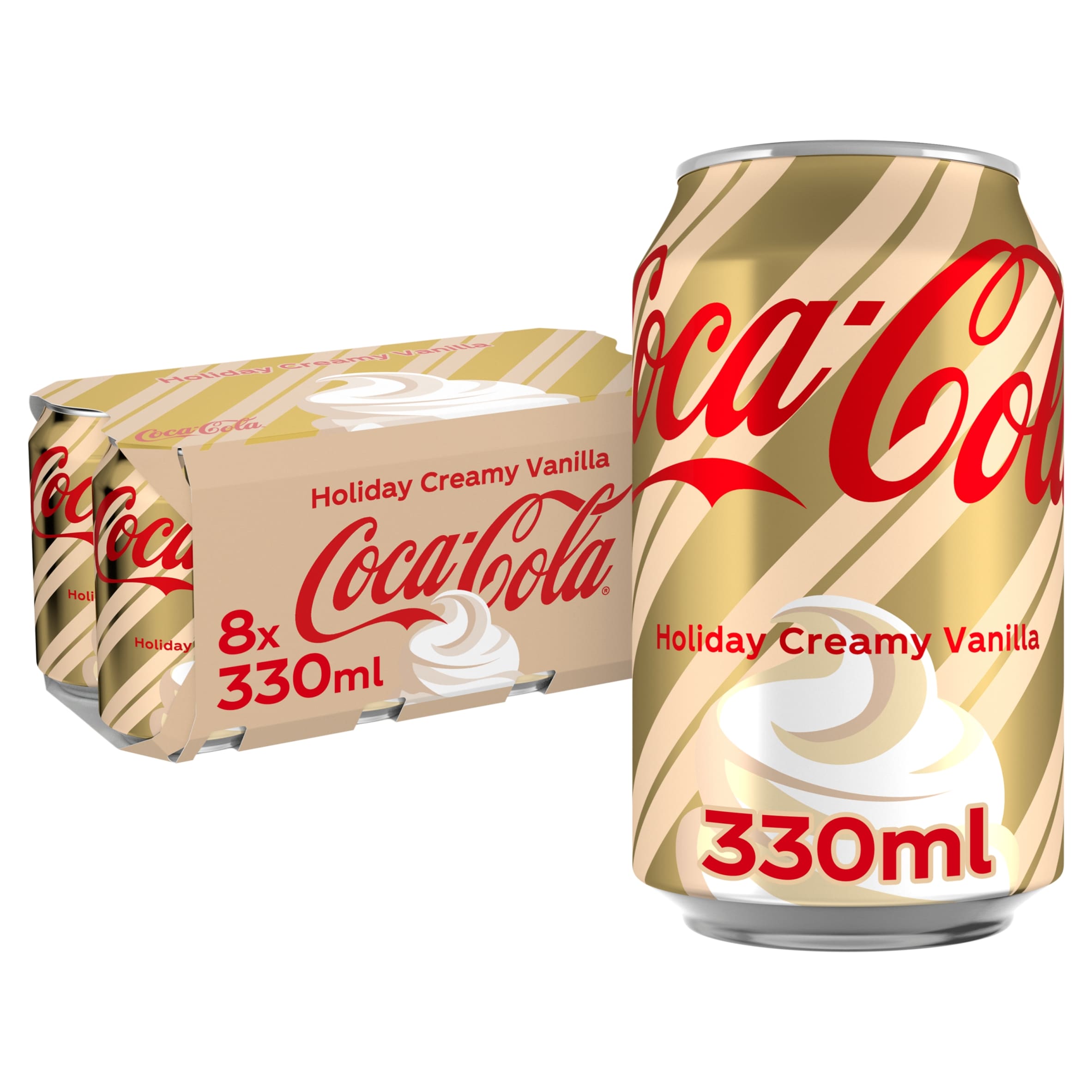 Coca Cola Holiday Creamy Vanilla 8x330ml