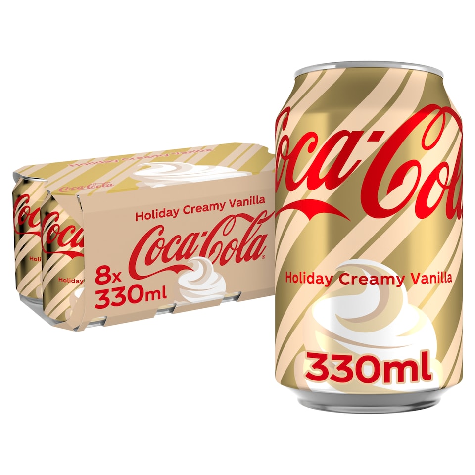 Coca Cola Holiday Creamy Vanilla 8x330ml