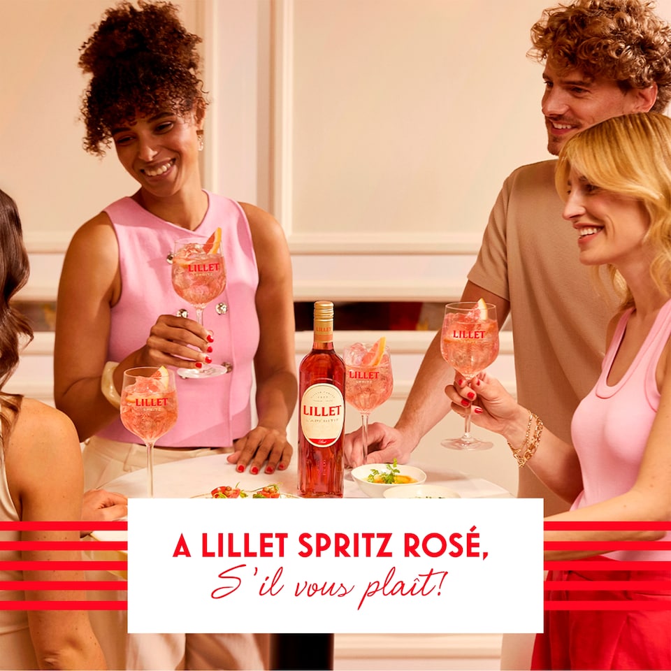 image 1 of Lillet Rosé Wine-Based Aperitif 75cl