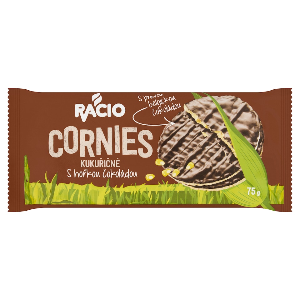 Obrázek 1 pro produkt Racio Cornies Kukuřičné s hořkou čokoládou 75g