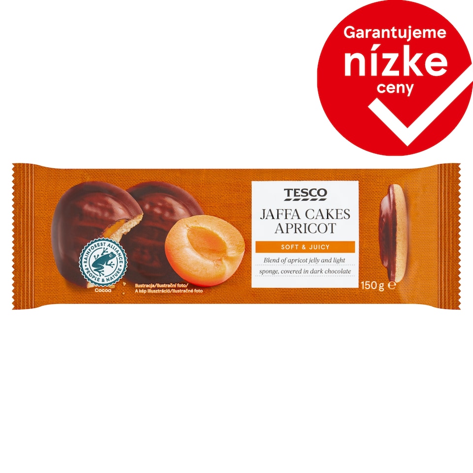 Tesco Jaffa Cakes Apricot 150 g