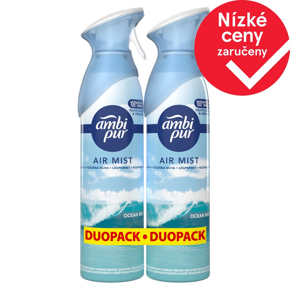 Obrázek 1 pro produkt Ambi Pur Ocean Mist Osvěžovač Vzduchu Ve Spreji 370ml