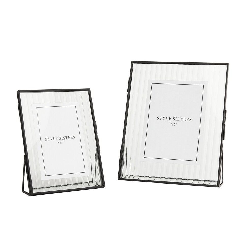 image 1 of Style Sisters Glass/ Metal Photo Frame 4x6"