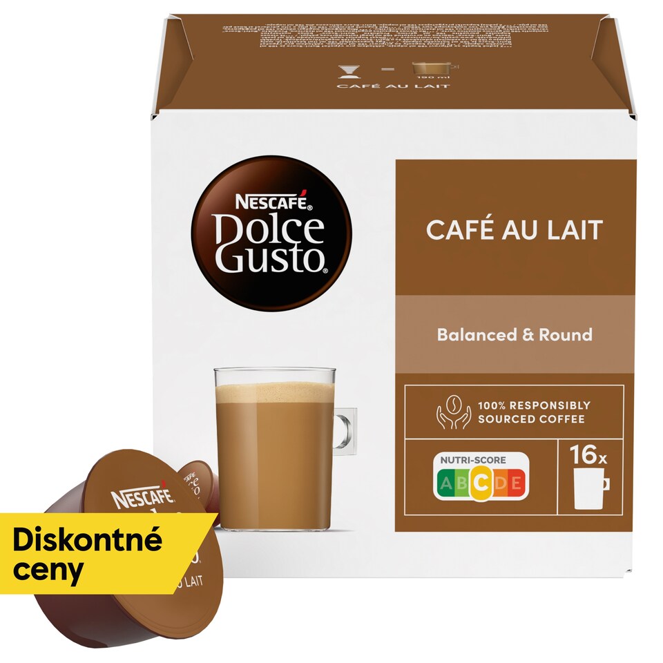 obrázok 1 z NESCAFÉ Dolce Gusto Café au Lait - káva v kapsulách - 16 ks