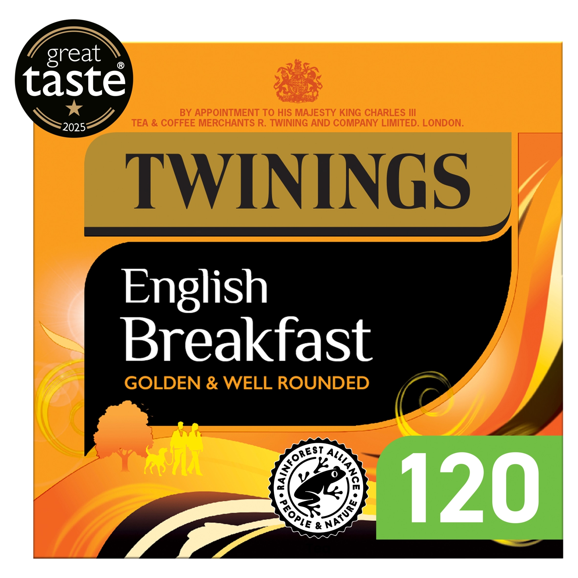 Twinings English Breakfast Tea Bags 120 Pack 300g