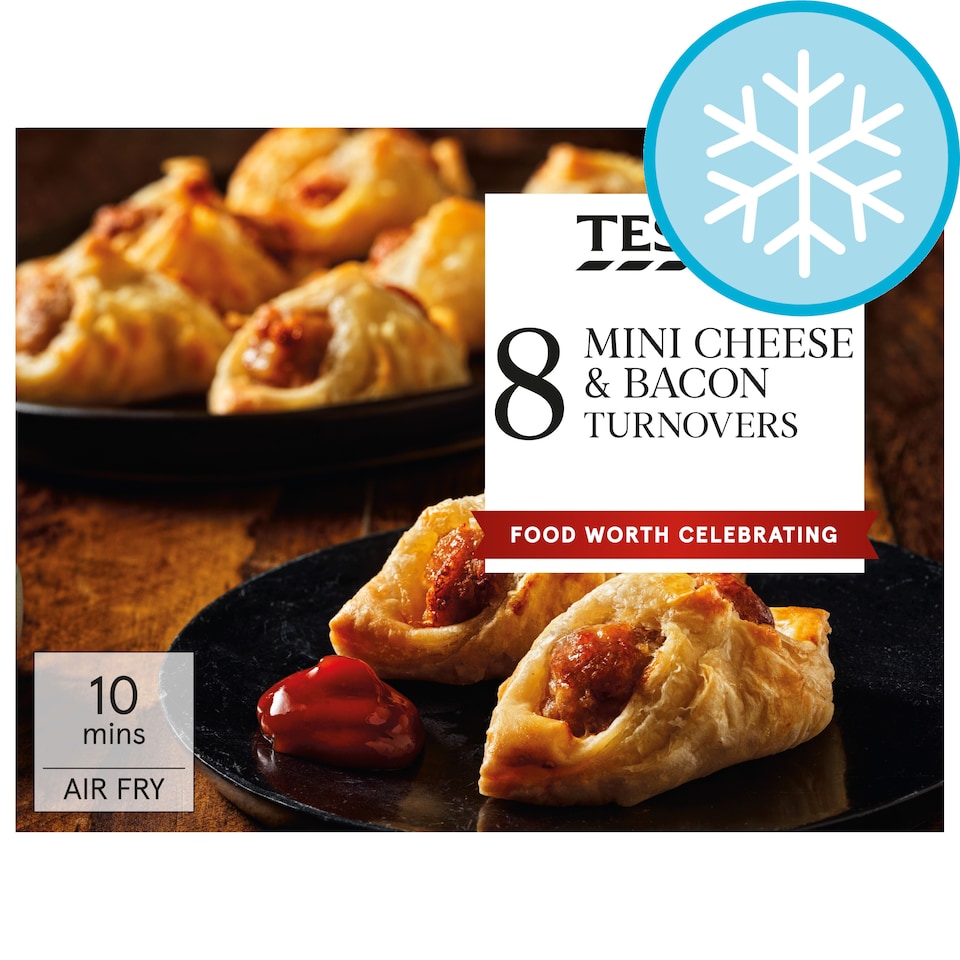 Tesco 8 Cheese & Bacon Turnover 248g