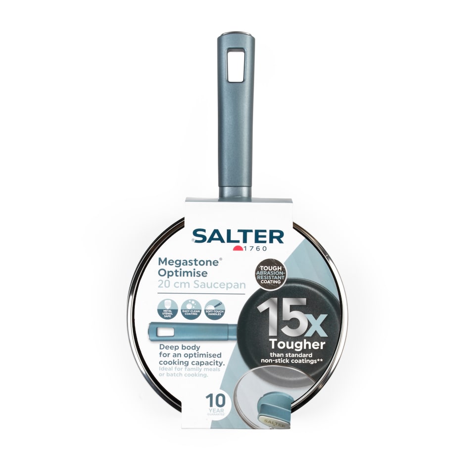 image 1 of Salter Megastone X15 Optimise Saucepan 20Cm
