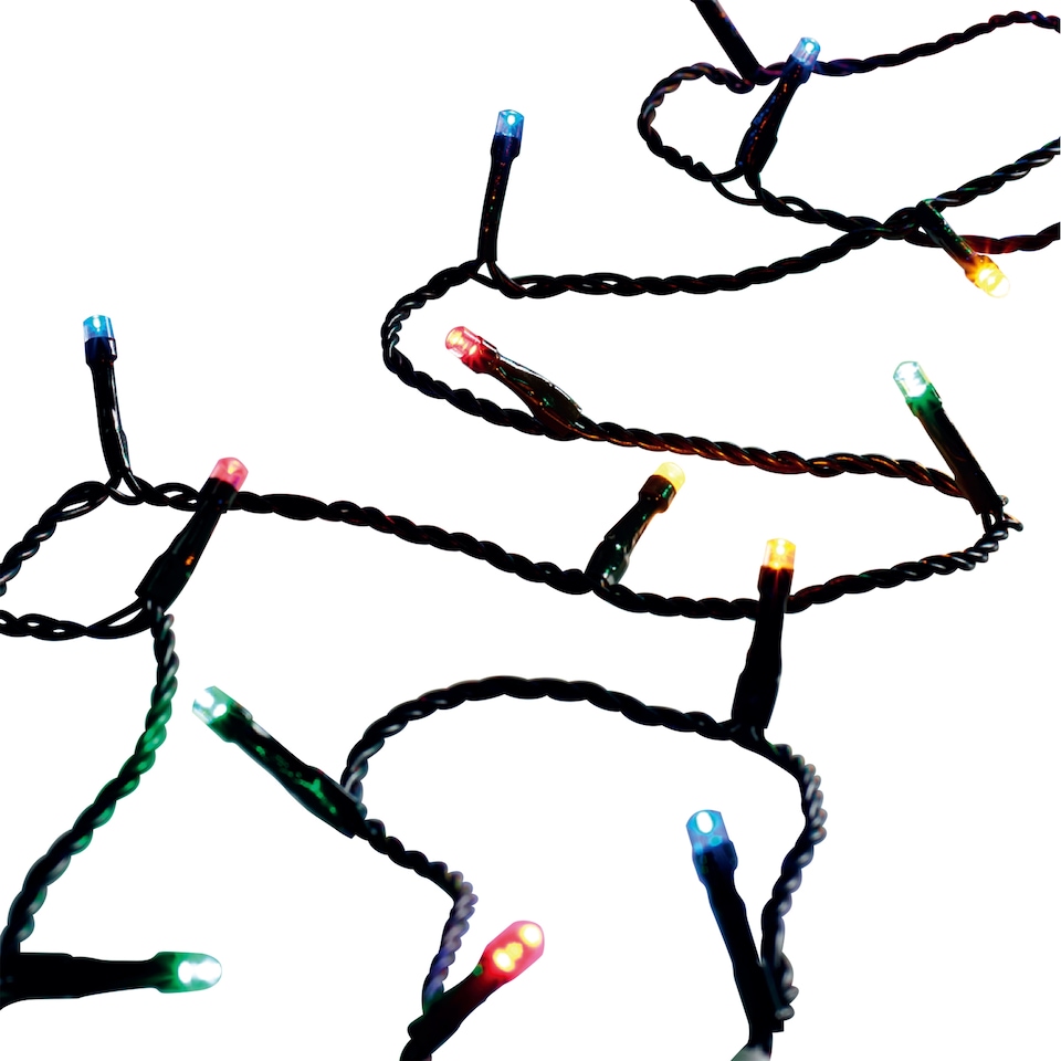 image 1 of Tesco 300 Multifunction Multicoloured LED Christmas Lights