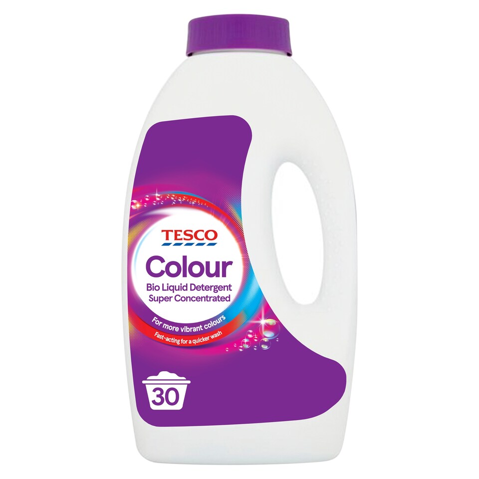 Tesco Colour Biological Liquid Detergent Super Concentrated 900Ml