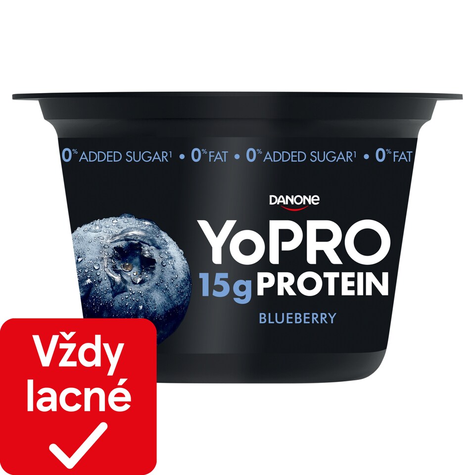 obrázok 1 z YoPRO odtučnený zakysaný výrobok - Čučoriedka 160 g
