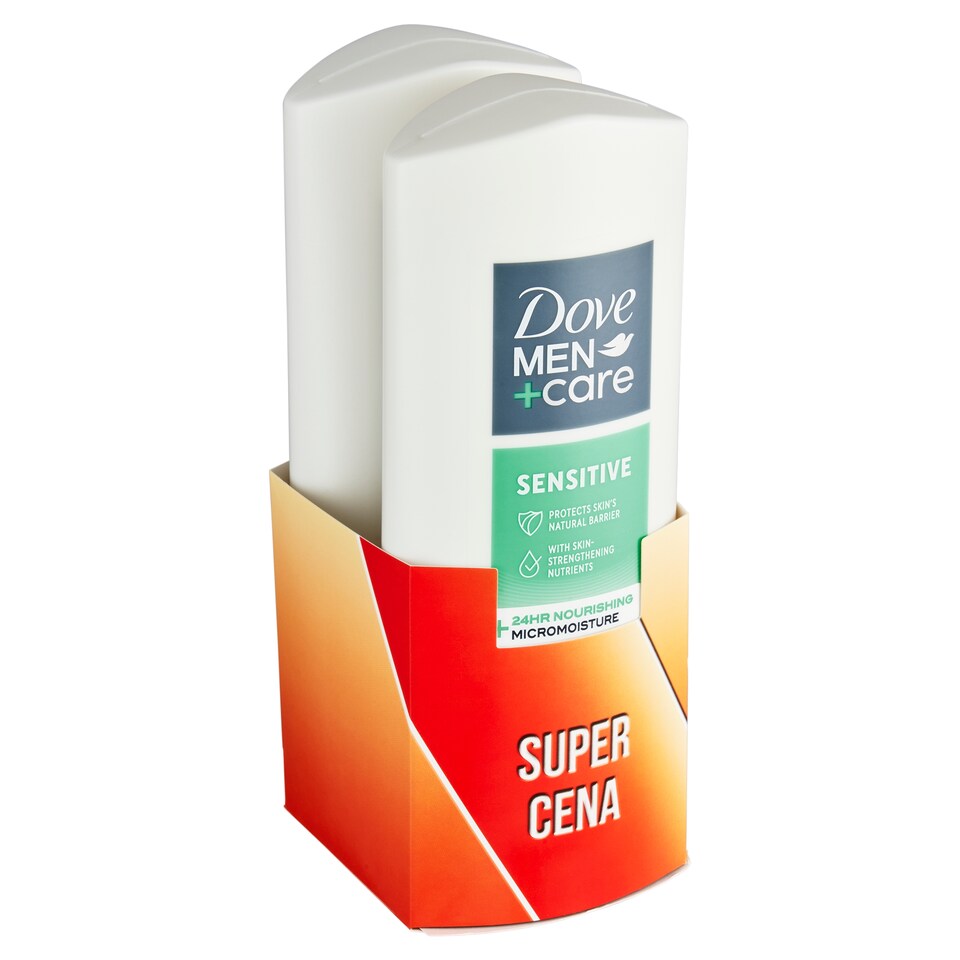 Dove Men+Care sprchový gel Sensitive 2 x 400ml