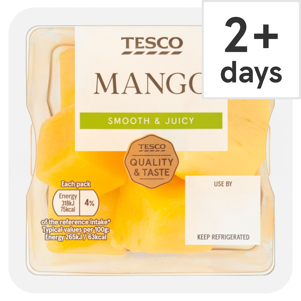 Tesco Mango Chunks 120G