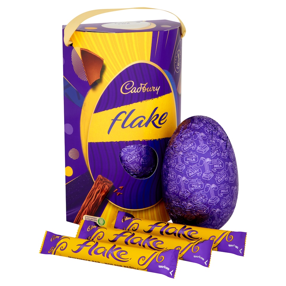 image 1 of Cadbury Dairy Milk Flakes Chocolate Easter Egg 231.5G