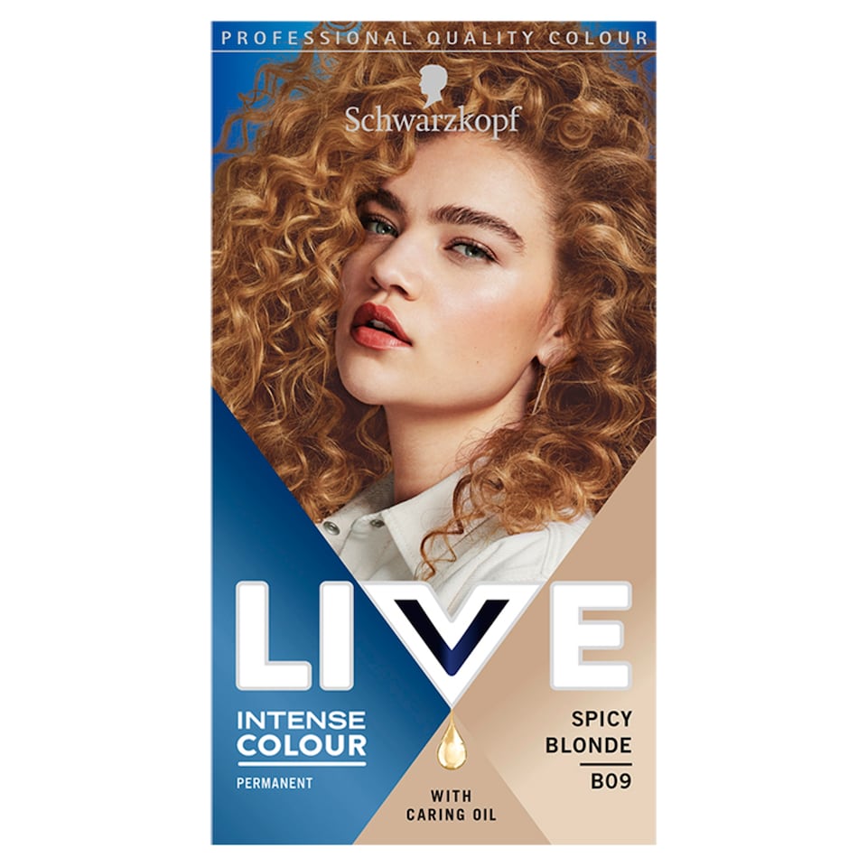 image 1 of Schwarzkopf Live Intense Spicy Blonde B09 Permanent Hair Dye
