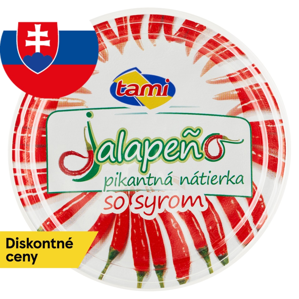 obrázok 1 z Tami Jalapeño pikantná nátierka so syrom 150 g