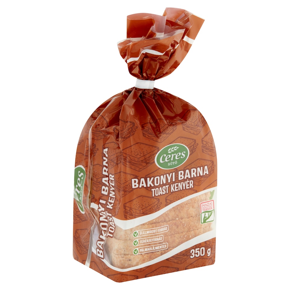 Ceres Bakonyi Brown Toast Bread 350 g