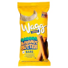 Wagg Dog Chews Banana & Peanut Butter Bars 140g