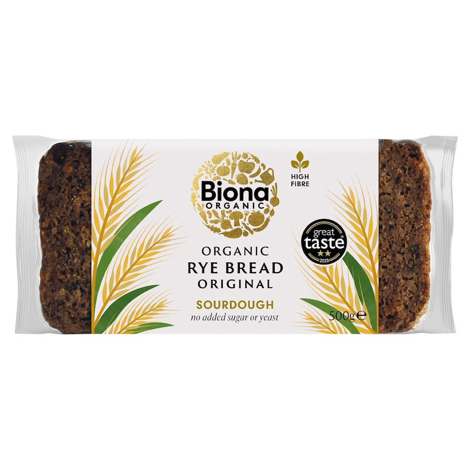Biona Organic Rye Bread 500g