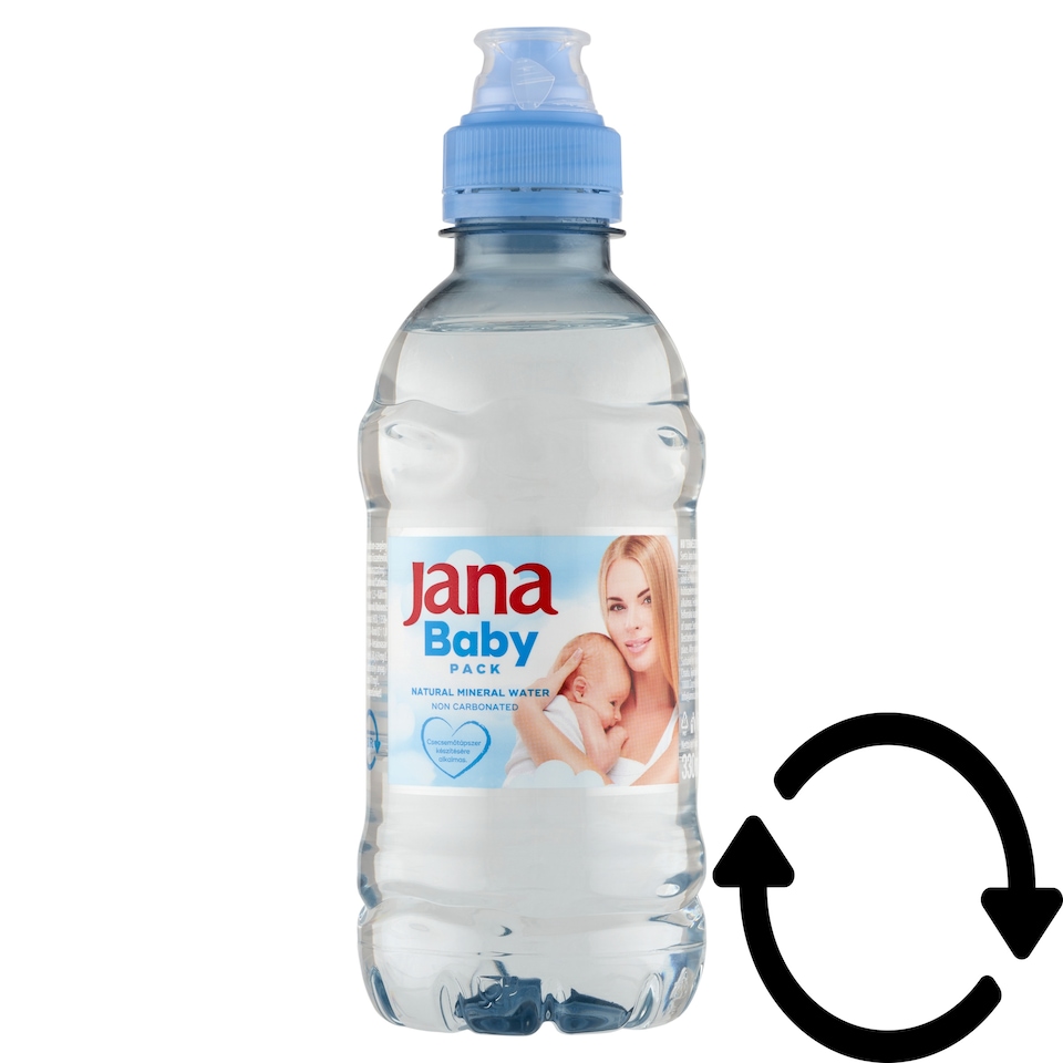 Jana Baby természetes szénsavmentes ásványvíz 330 ml