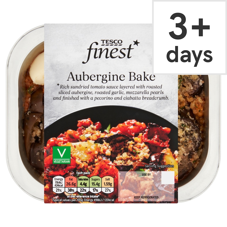 Tesco Finest Roasted Aubergine Bake 380g