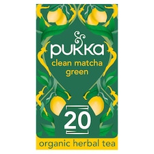 Pukka Organic Fair Matcha Clean Green 20 Tea Bags 30G