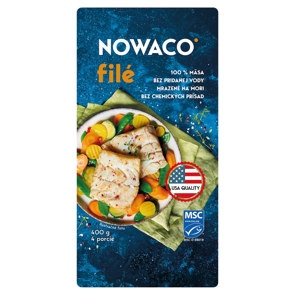 Nowaco Rybie filé porcie 400 g