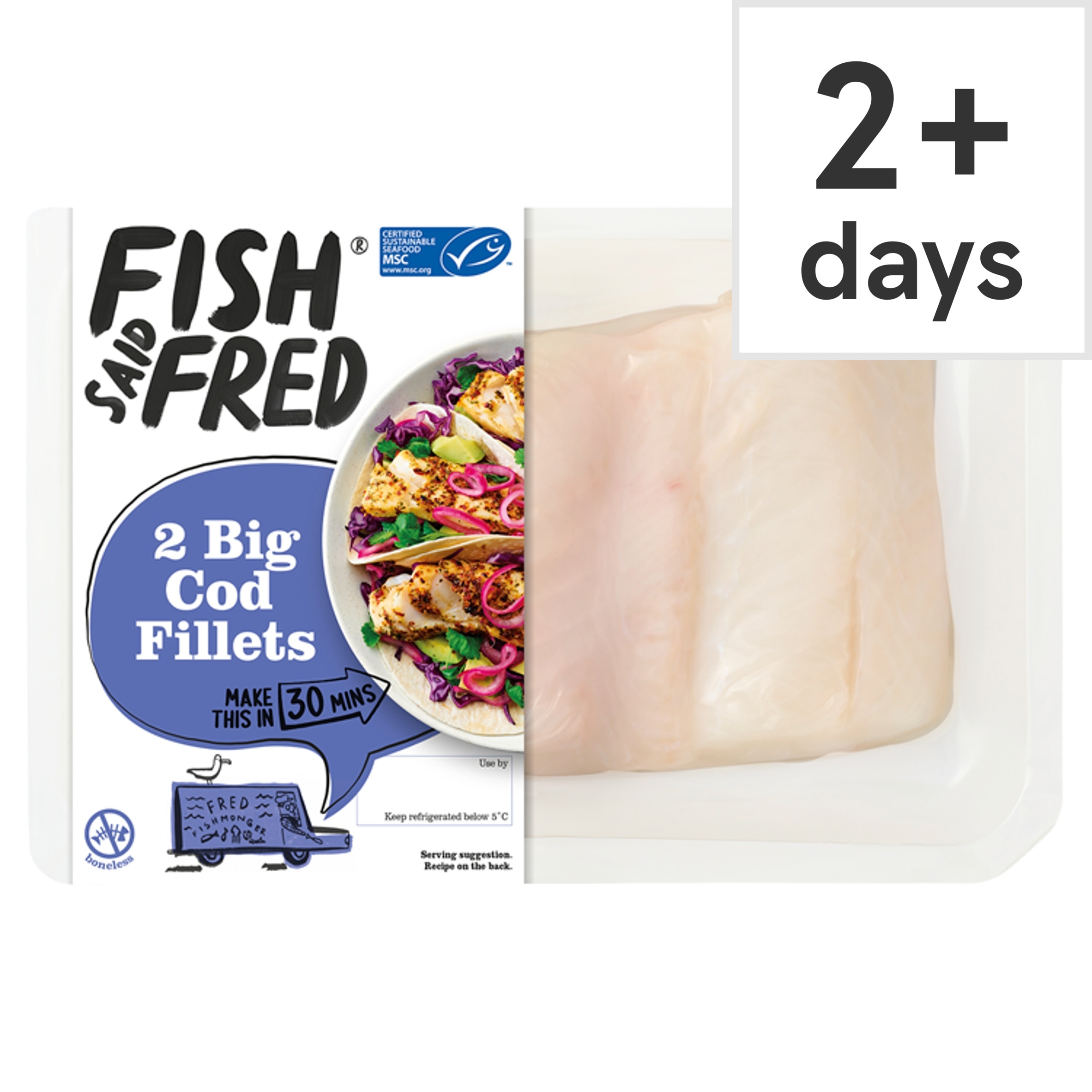 Frozen Cod Fillet Fas Frozen Cod Fillets Tesco