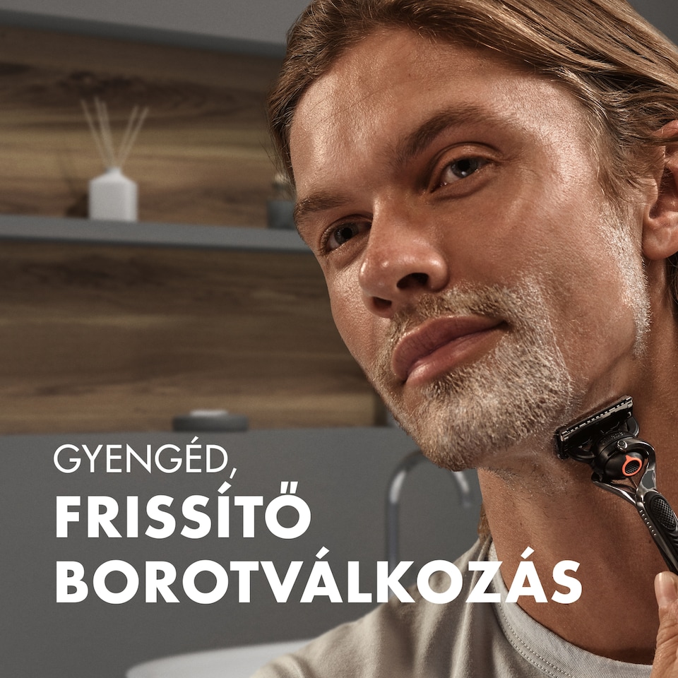 Gillette Fusion Borotvazselé Mandulaolajjal, Érzékeny Bőrre, 200ml 1. kép
